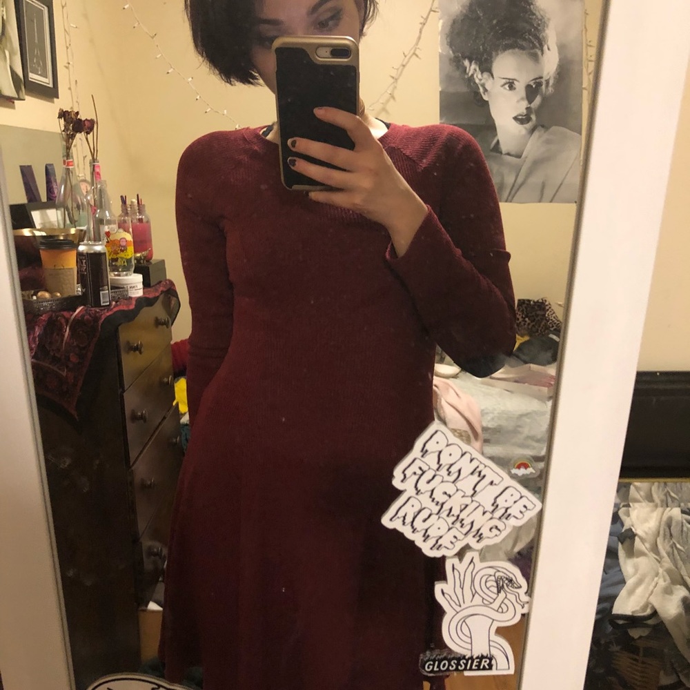 NWOT Orange fall dress